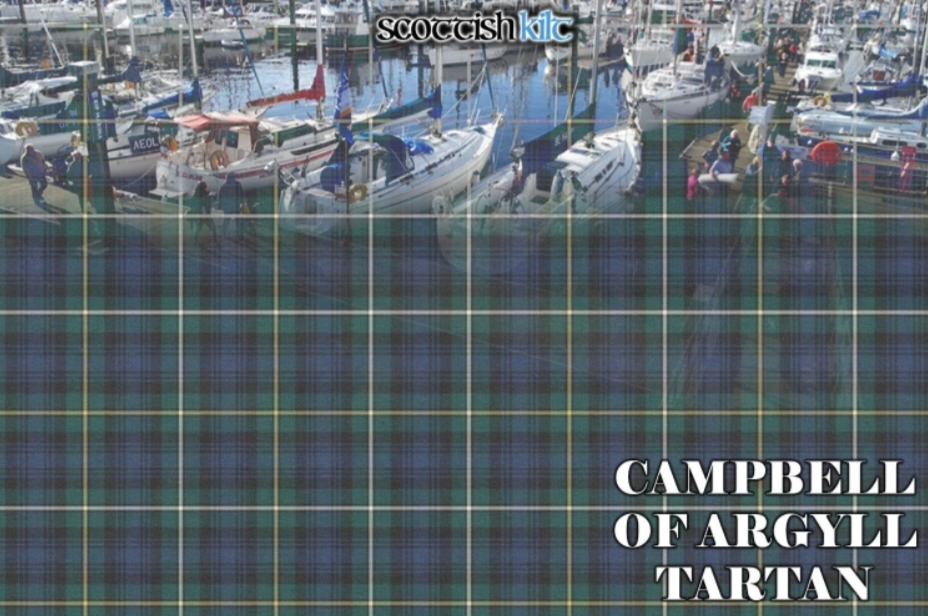 Showcase Clan Campbell of Argyll Tartan at The Scottish Boat Show for a Classic Look