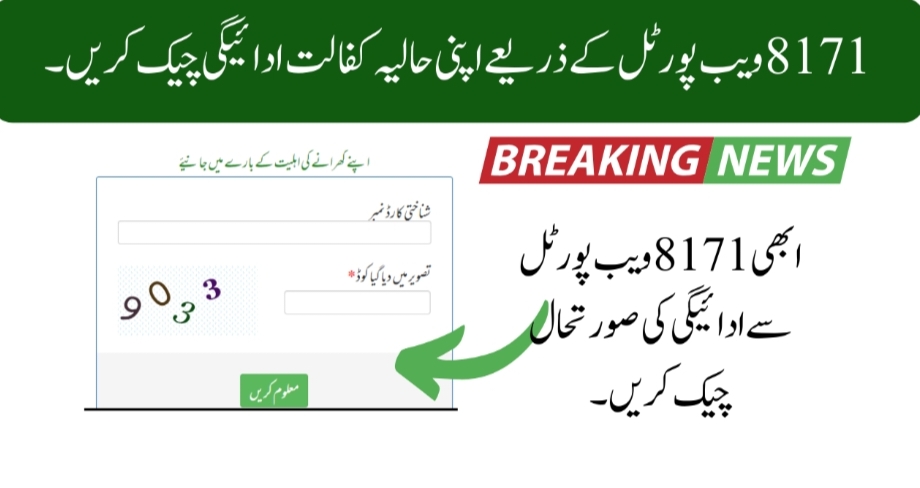 How to Check Your Recent Kafaalat Payment via the 8171 Web Portal