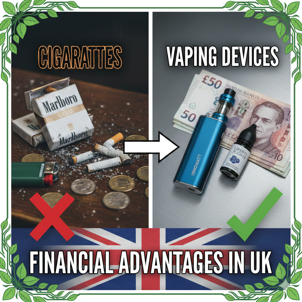 Financial Advantages Of Switching From Cigarettes To Vaping Devices In UK