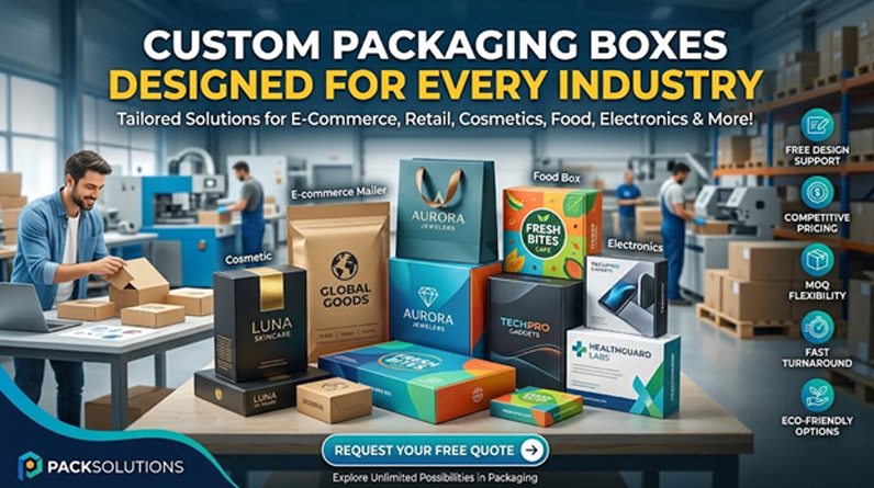 Custom Packaging Boxes Designed for Every Industry